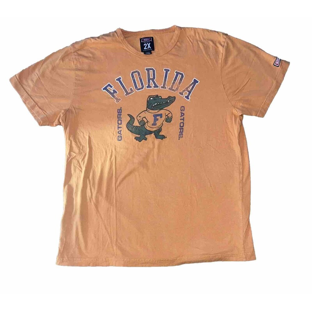 vintage Florida Gators Tailgate Short Sleeve Cotton Tee Shirt  Large Orange